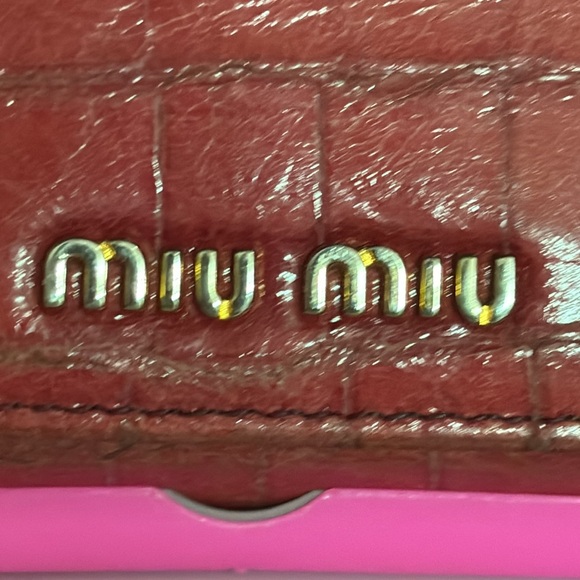 Miu Miu Handbags - Miu Miu Pink Long Wallet